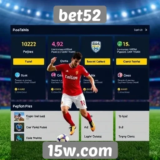 Apostas esportivas no bet52 e suas funcionalidades
